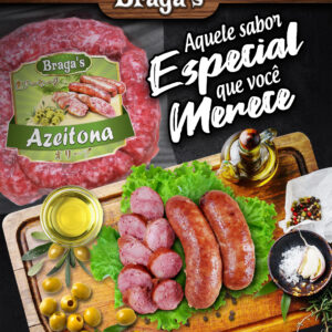 Linguiça Fresca sabor AZEITONA 700g