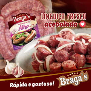Linguiça Fresca sabor ALHO 700g